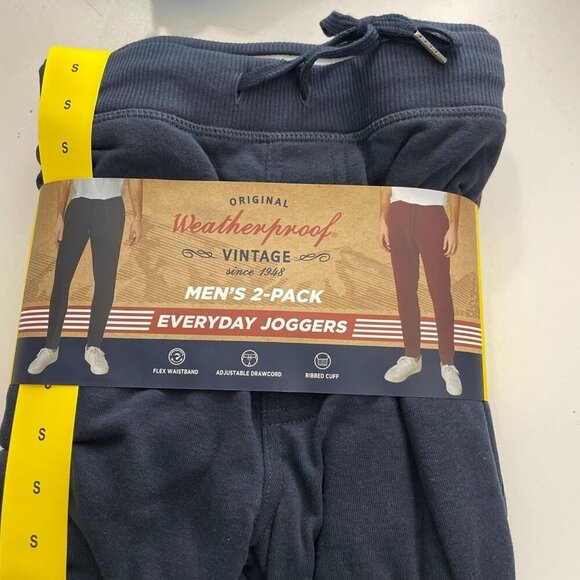 Weatherproof Vintage Other - NEW Weatherproof Vintage Mens S 2-Pack Everyday Joggers With Flex Waistband